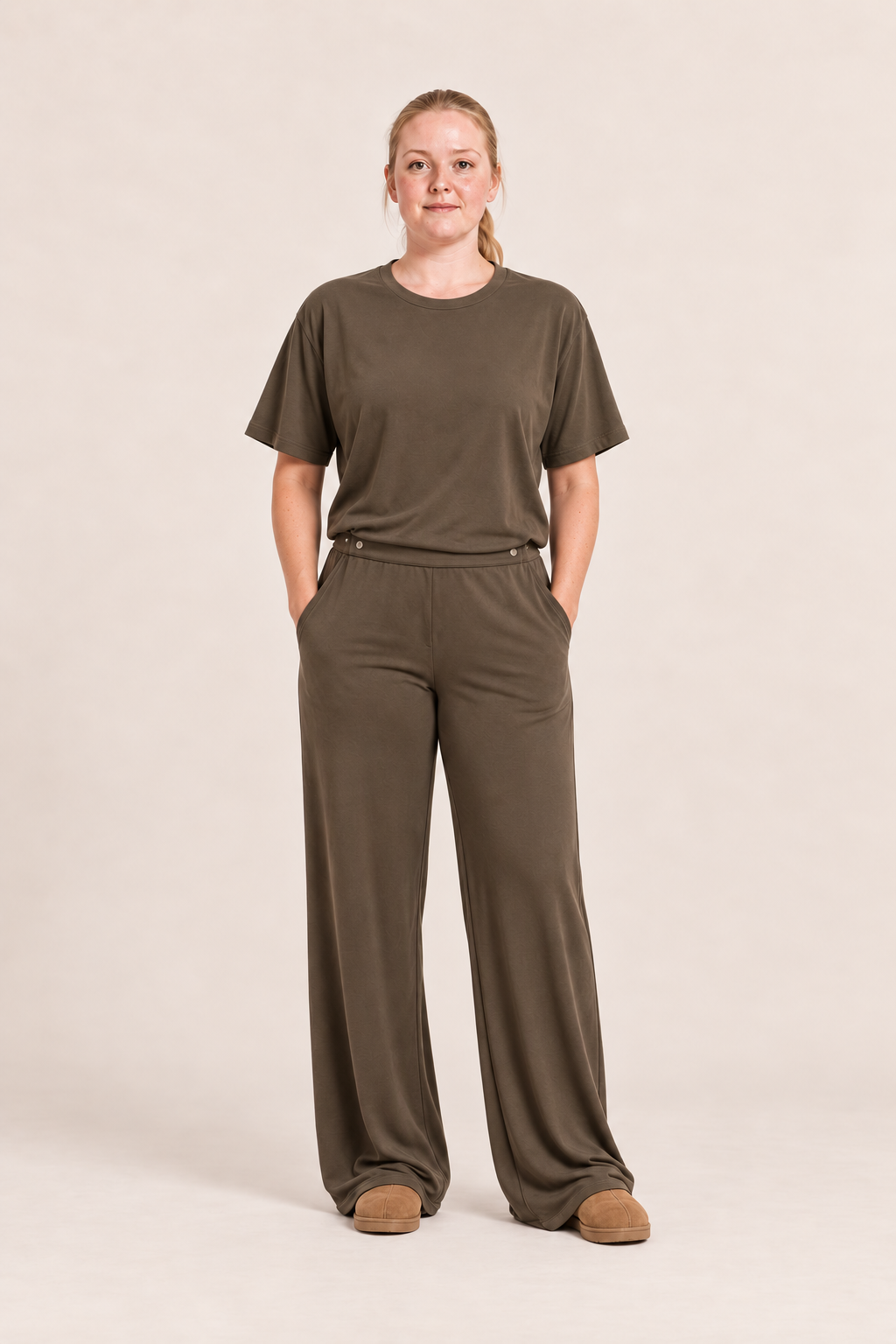 Style Secrets model P Poppy wearing the jacket-free Mia detachable two-piece jumpsuit