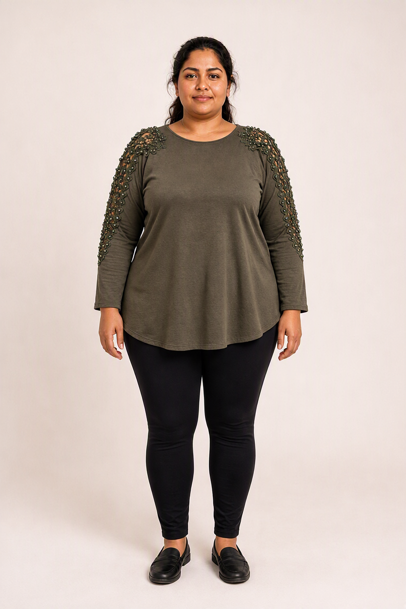 Style Secrets AI model U Uma wearing the shelly Limited Look